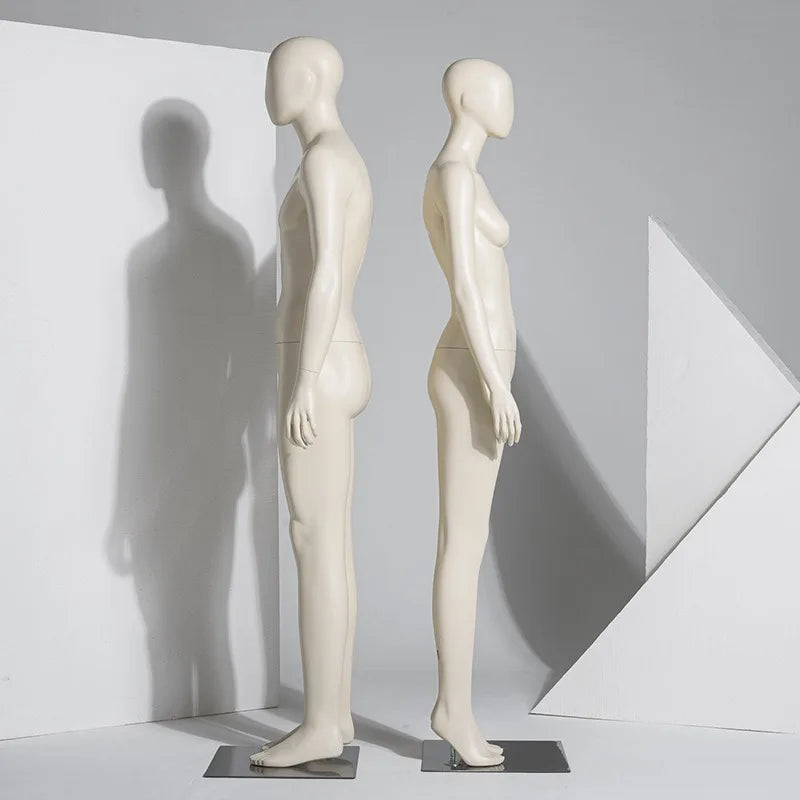 Male and Female Mannequin Standing Pose