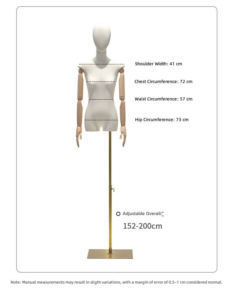 Bust Mannequin Dimension Sheet