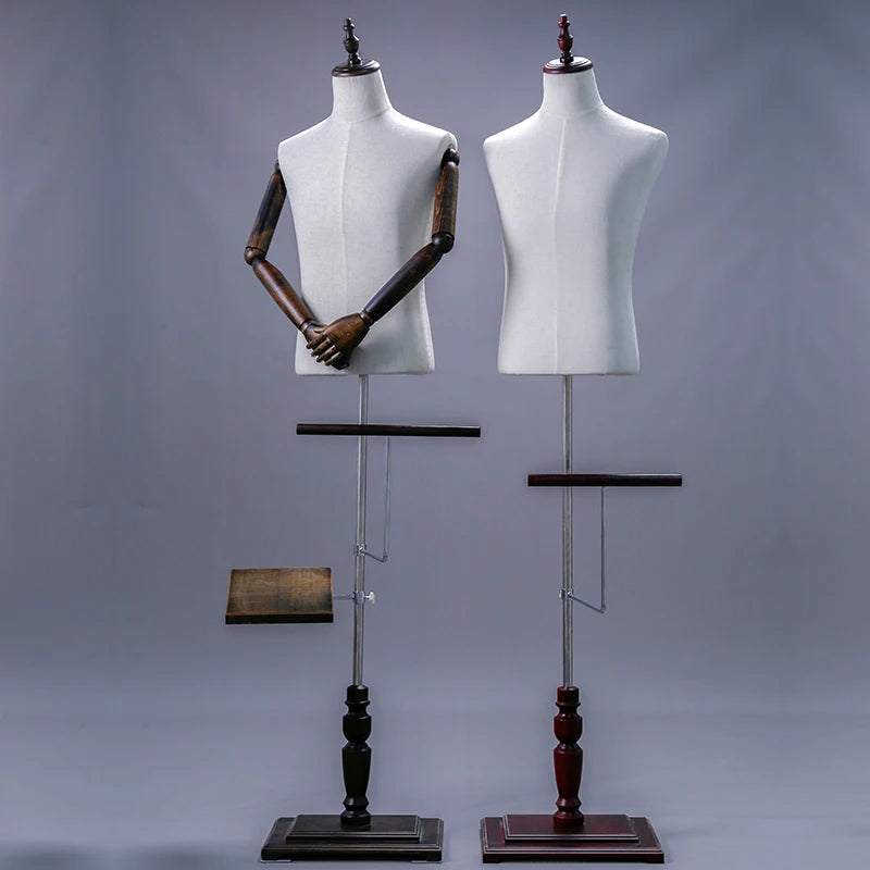 Male Suit Half Mannequin Main View
