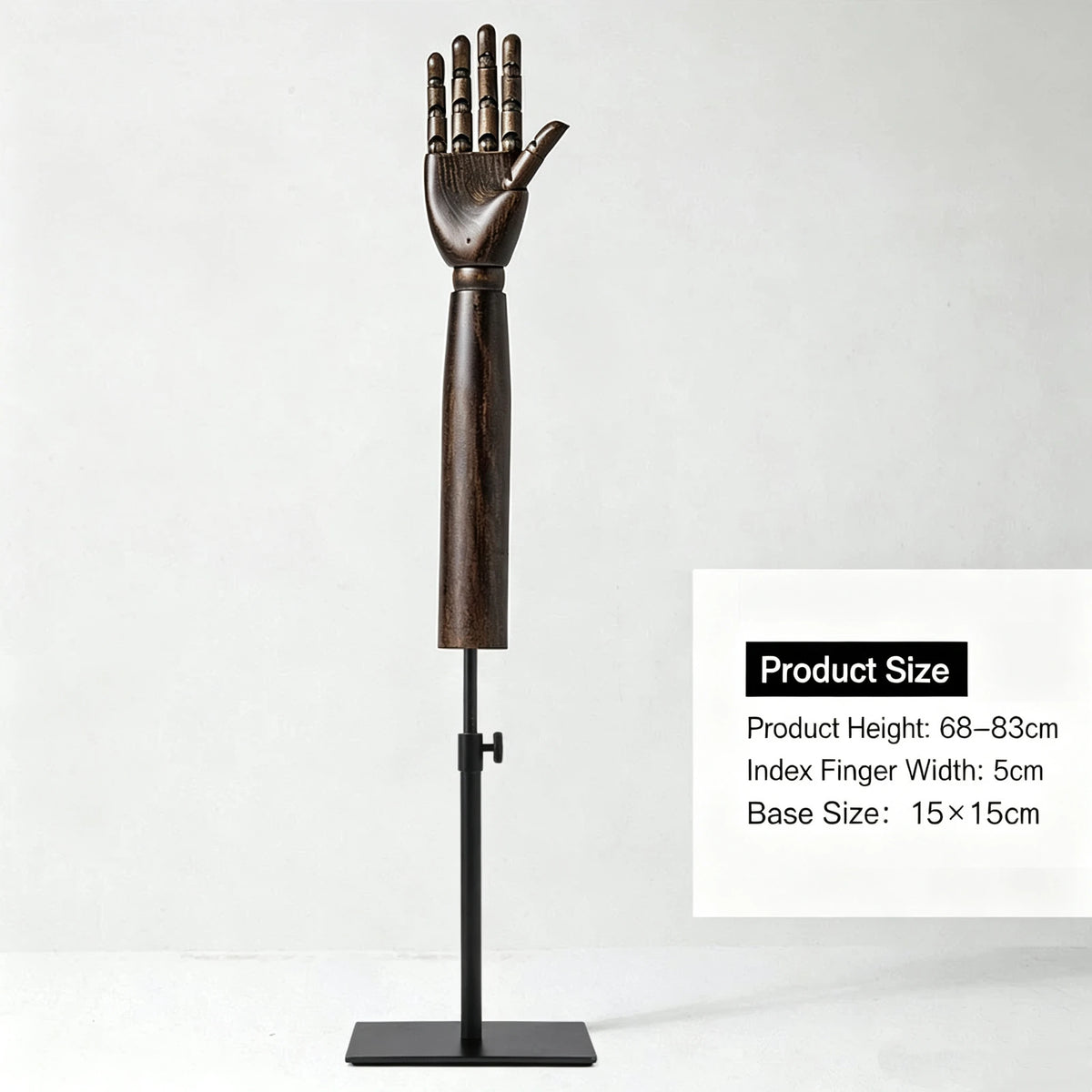 Wooden Hand Mannequin Main View