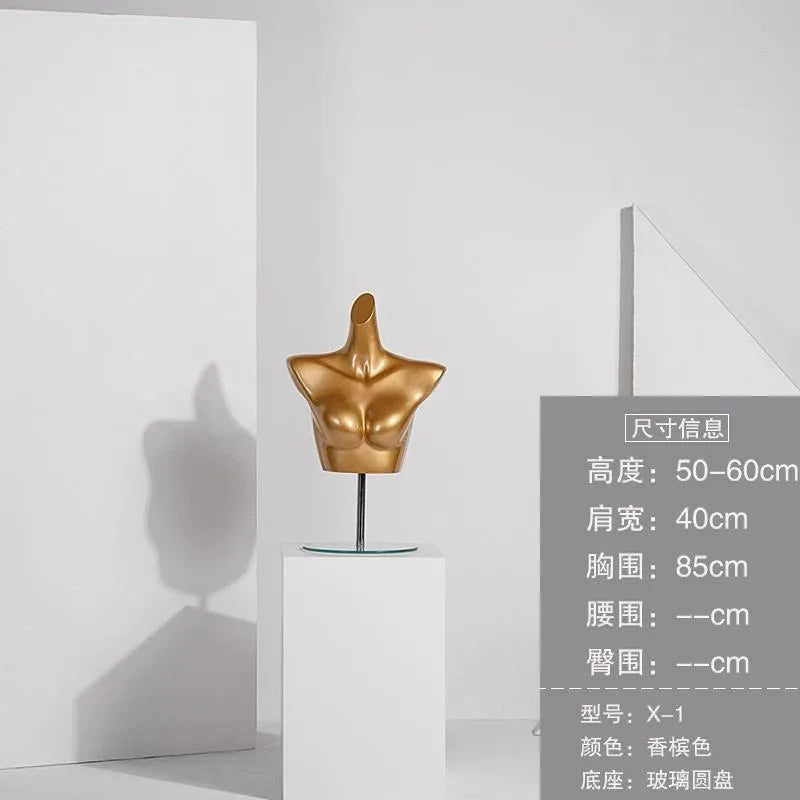 Champagne Gold Abstract Model Main View