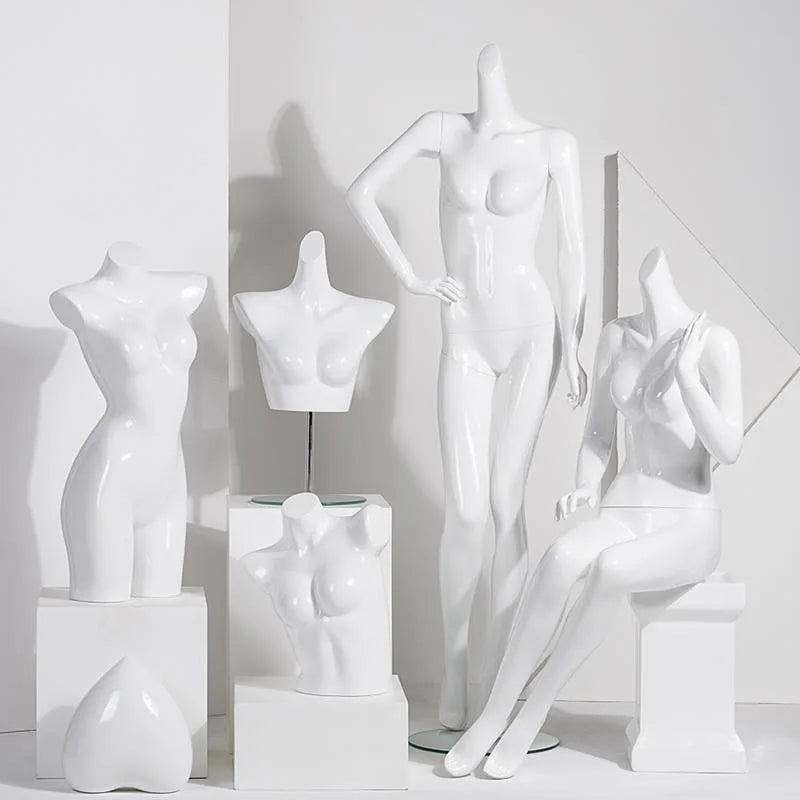 Luxury Matte Black Mannequin Collection Detail