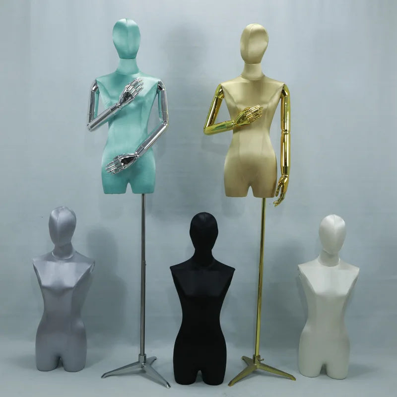 Silk Satin Wedding Mannequin Main