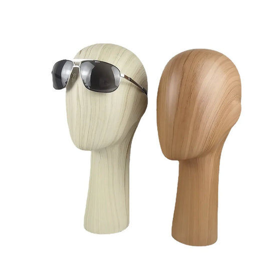 Wood Grain Mannequin Head Main View