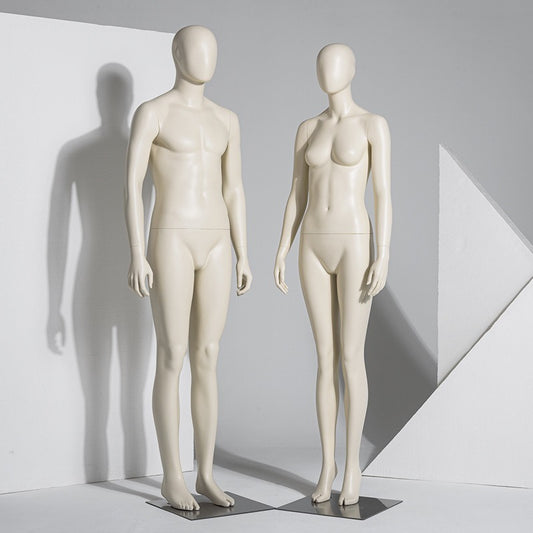 Professional Female and Male Mannequin Duo Display