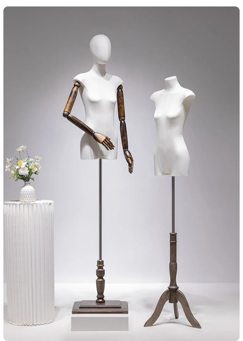 Couture Mannequin Wood Finish
