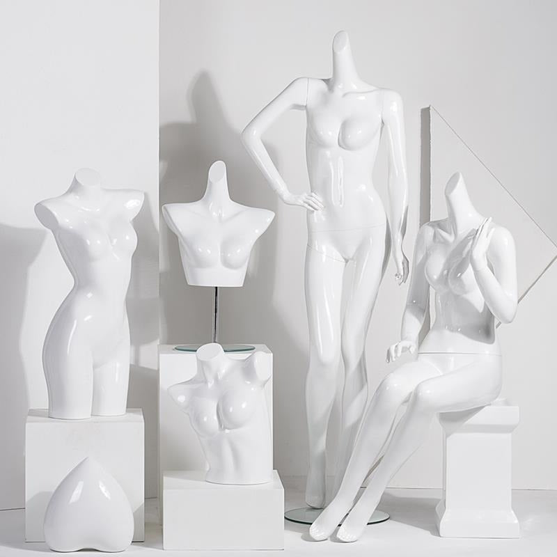 White Mannequin Collection - Studio Shot