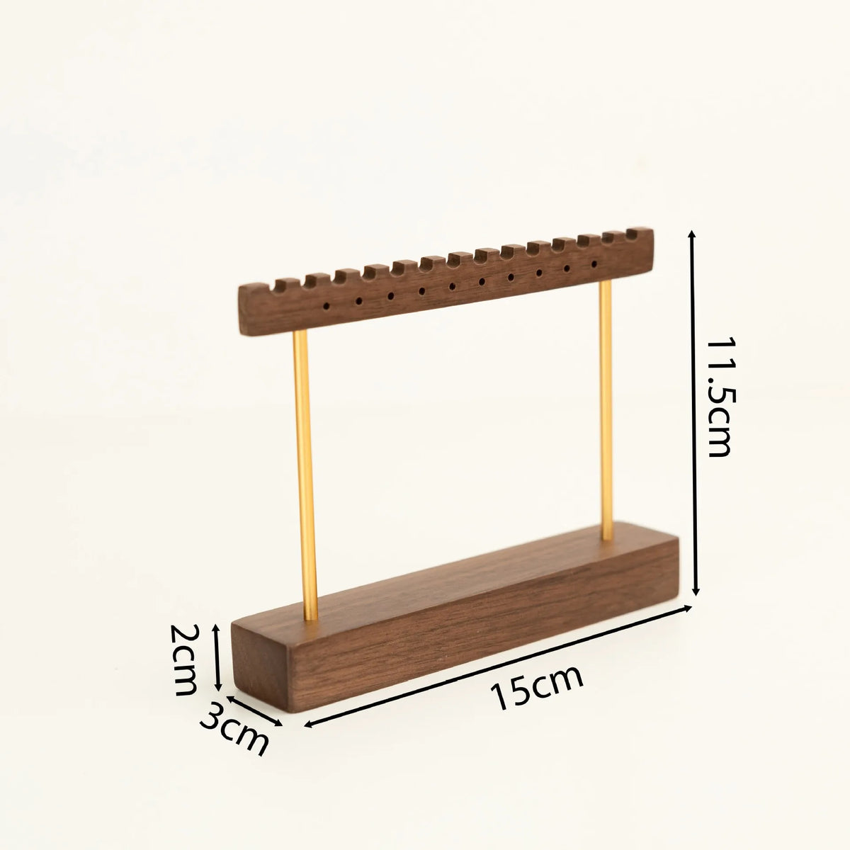 Perforated Wooden Jewelry Rack Main