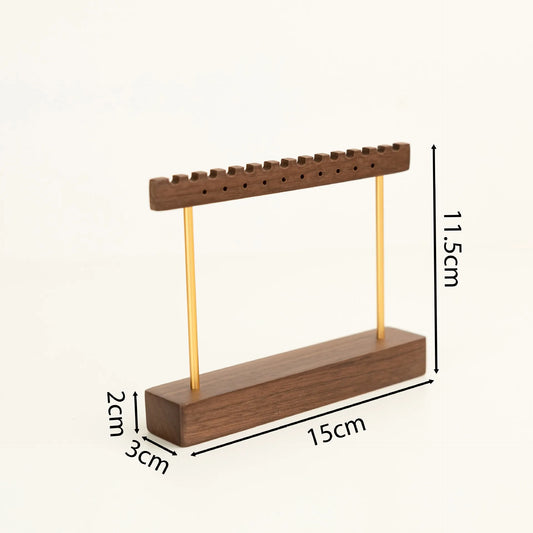 Perforated Wooden Jewelry Rack Main