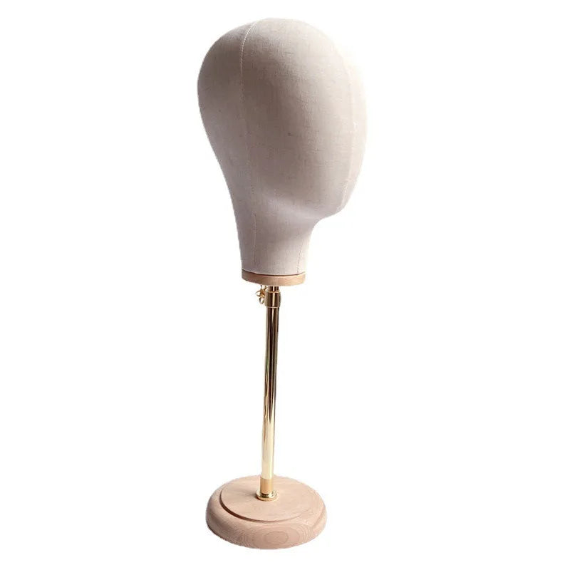 Linen Mannequin Head Main View