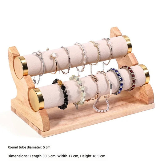 Wooden Jewelry Display Stand Main View
