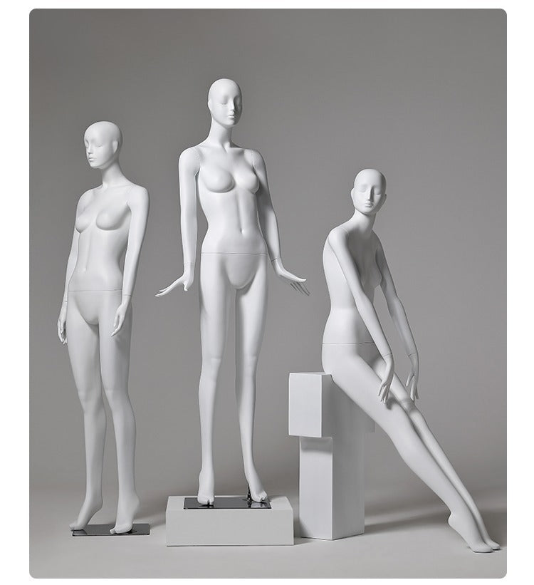 Fiberglass Fashion Elegant Female Full Body Mannequin Main View