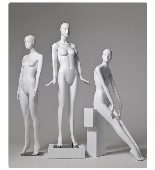 Fiberglass Fashion Elegant Female Full Body Mannequin Main View